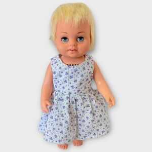 Tiny Chatty Cathy Baby Doll Vintage 1962 15” Tall